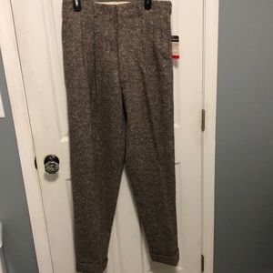 Vintage Montgomery Ward  men’s wool tweed slacks with tags